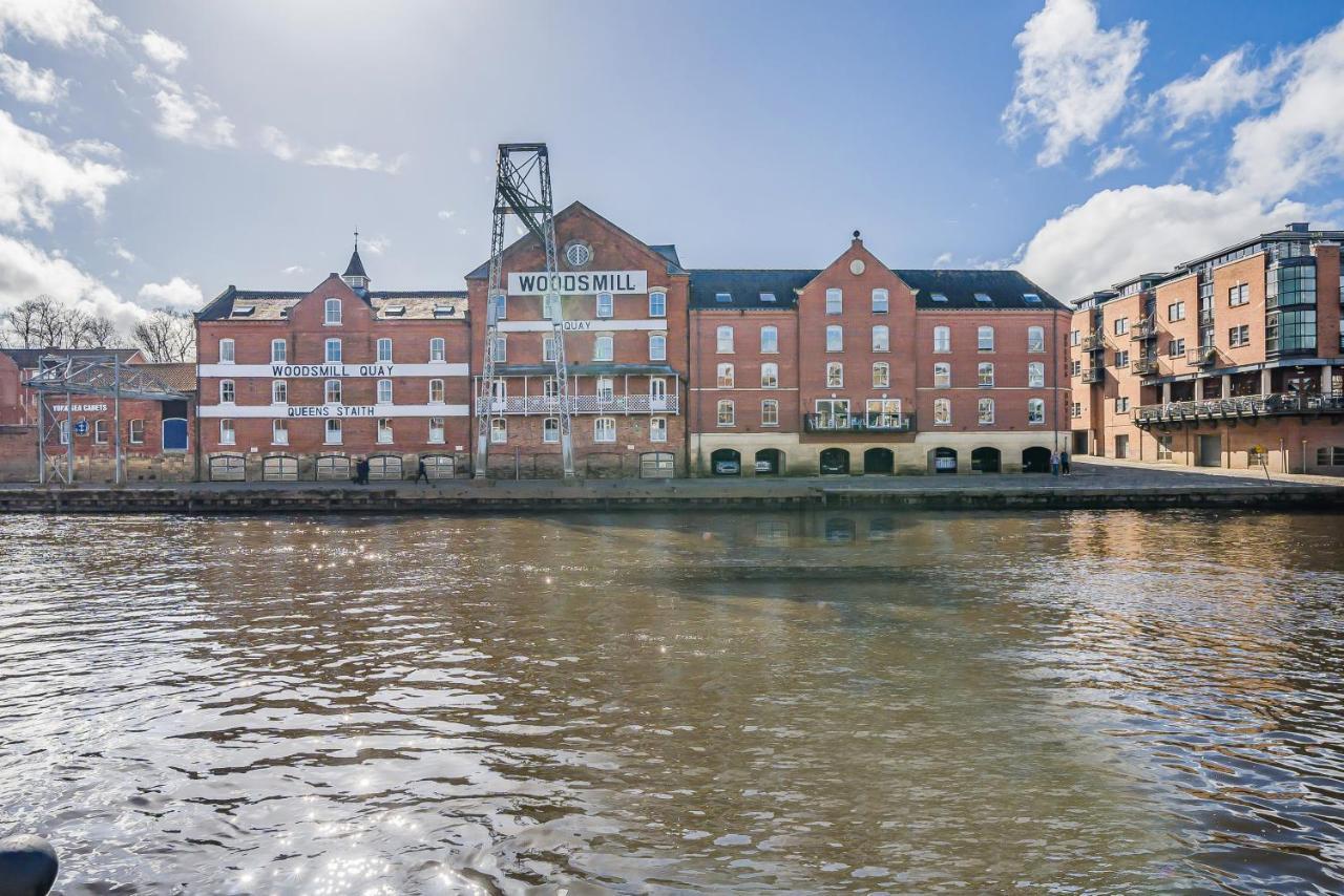 Woodsmill Quay Riverside Apartment - Heart Of York Kültér fotó